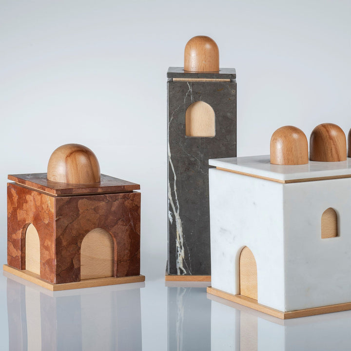 Marble and Wood Box QUBA by Gabriele D'Angelo 05