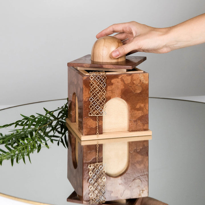 Marble and Wood Box QUBA by Gabriele D'Angelo 022