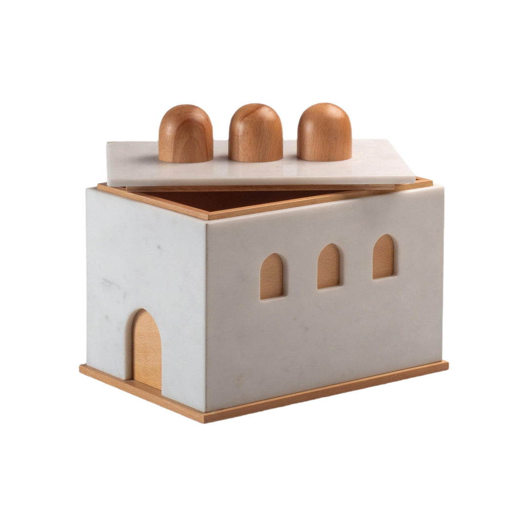 Marble and Wood Box QUBA by Gabriele D'Angelo 011