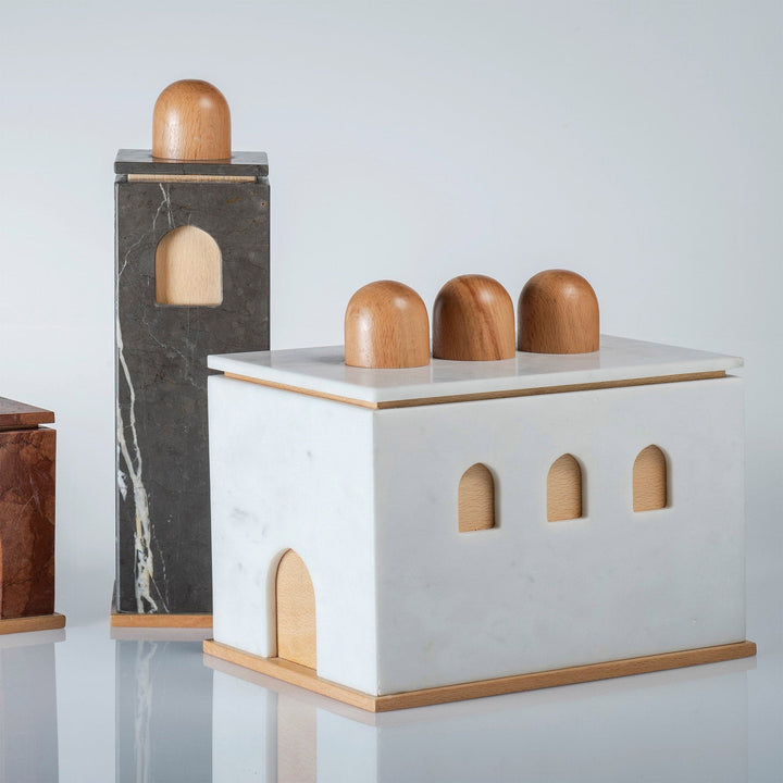 Marble and Wood Box QUBA by Gabriele D'Angelo 017