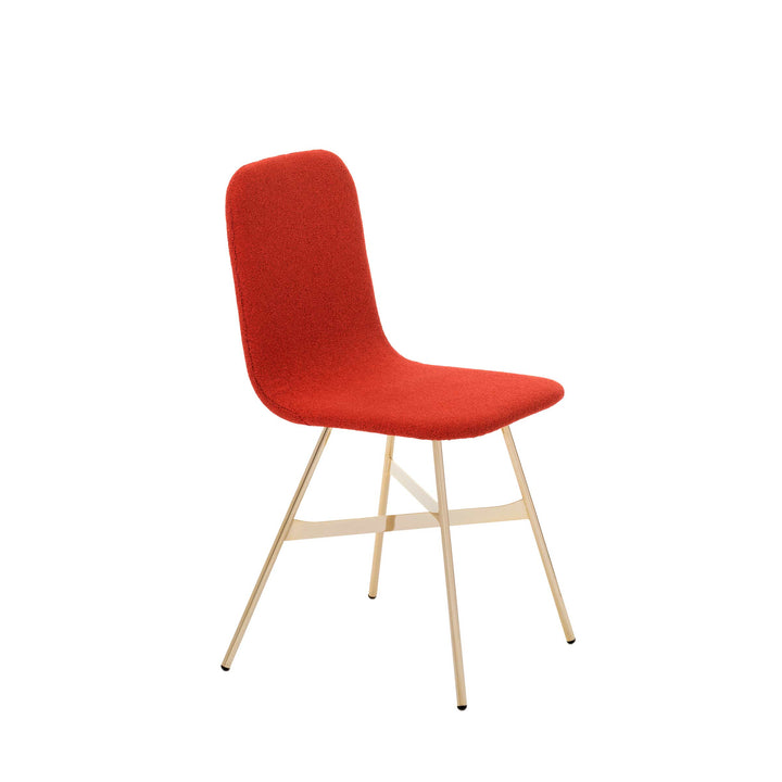 Upholstered Dining Chair TRIA SIMPLE GOLD by Colé Italia 04