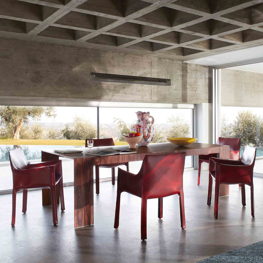 Leather Armchair CAB 413, designed by Mario Bellini for Cassina 02