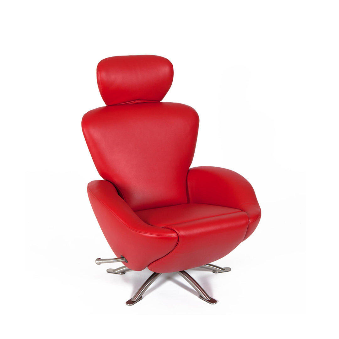 Leather Armchair DODO, designed by Toshiyuki Kita for Cassina 03