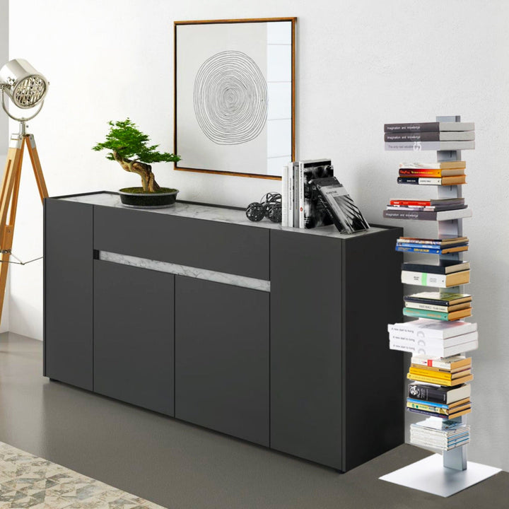 Metal Bookcase SAPIENS by Bruno Rainaldi for BBB Italia 03
