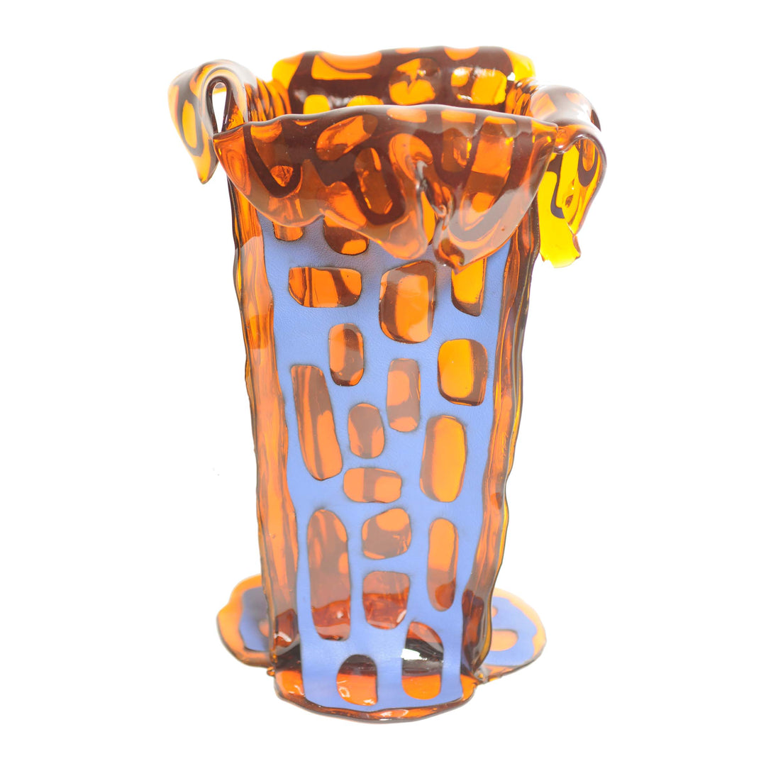 Leather and Resin Vase SAGARANA L by Fernando & Humberto Campana for NativoCampana 03