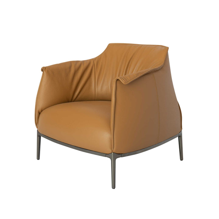 Leather Armchair ARCHIBALD by Jean-Marie Massaud for Poltrona Frau 012