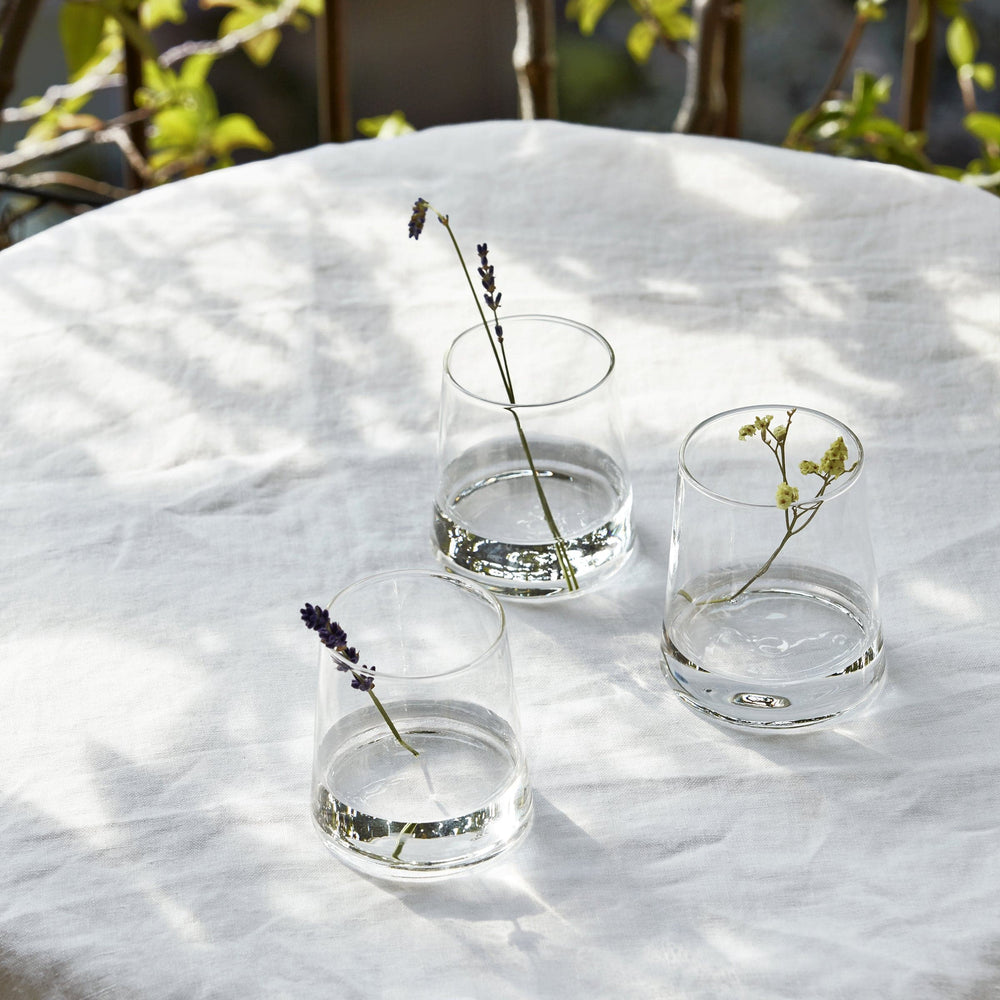 Blown Glass Water Glasses SCIIA Set of Four by (a+b) Dominoni, Quaquaro for Paola C 02
