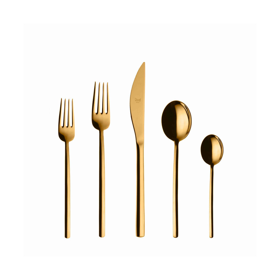 Stainless Steel Cutlery DUE Set of Twenty-Four by Mepra 05