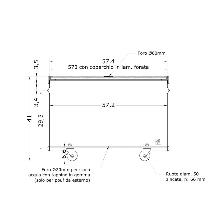 Iron Coffee Table and Container COFFEE TABLE COLOUR 011