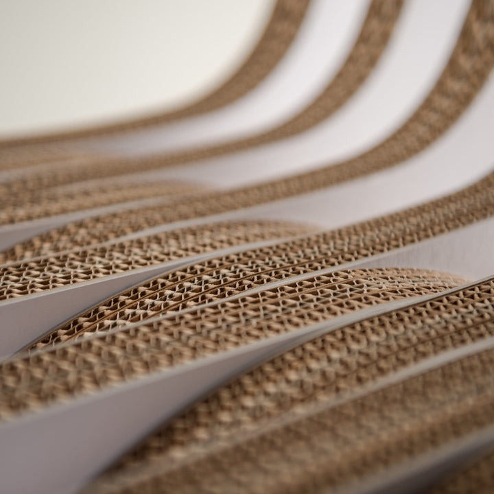 Cardboard Chair TWIST Grey 06