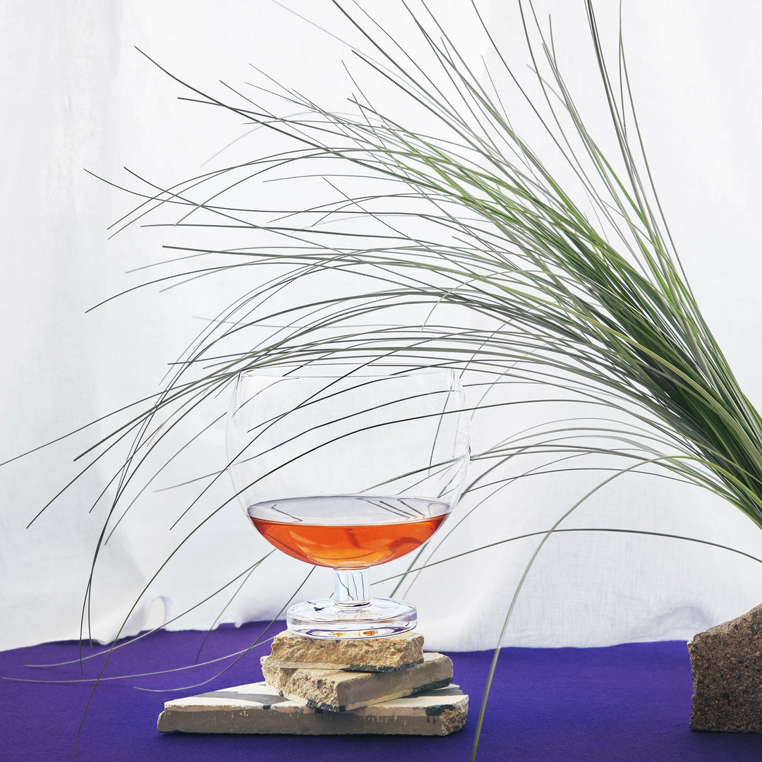 Blown Glass Cocktail Glasses TULIP Set of Six by Aldo Cibic for Paola C 03