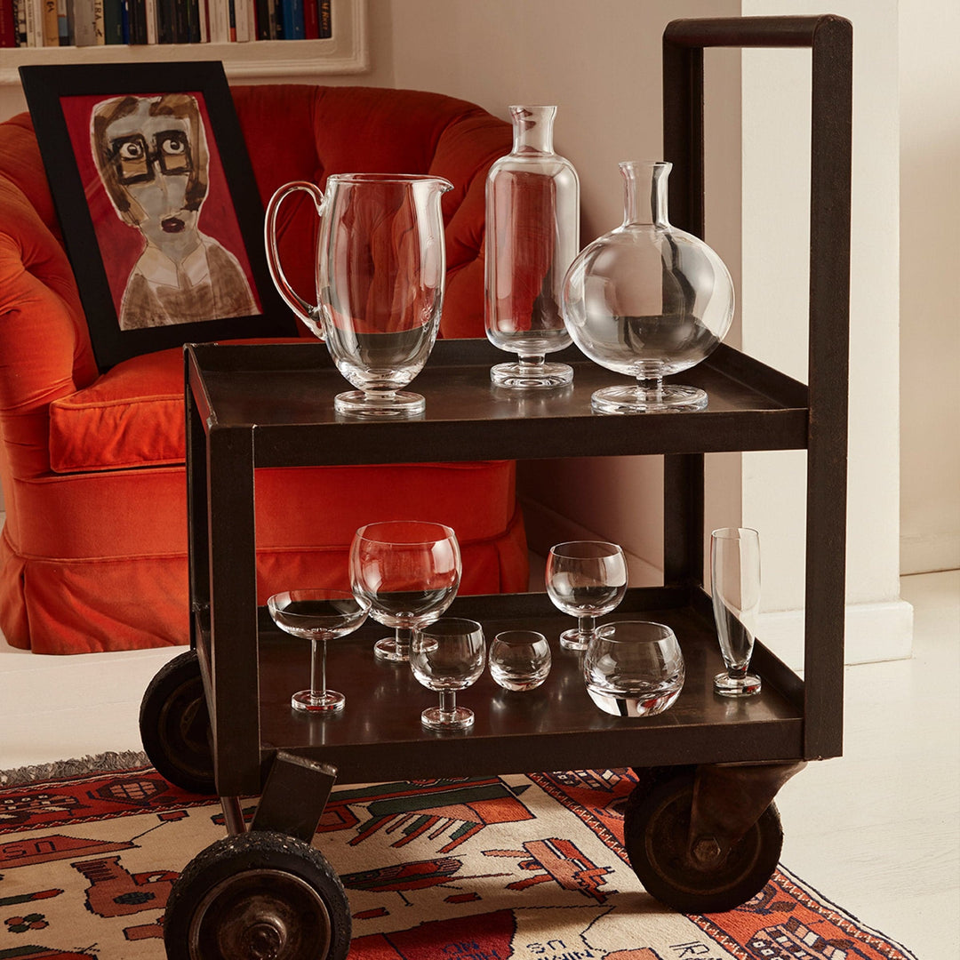 Blown Glass Flutes TULIP Set of Six by Aldo Cibic for Paola C 02