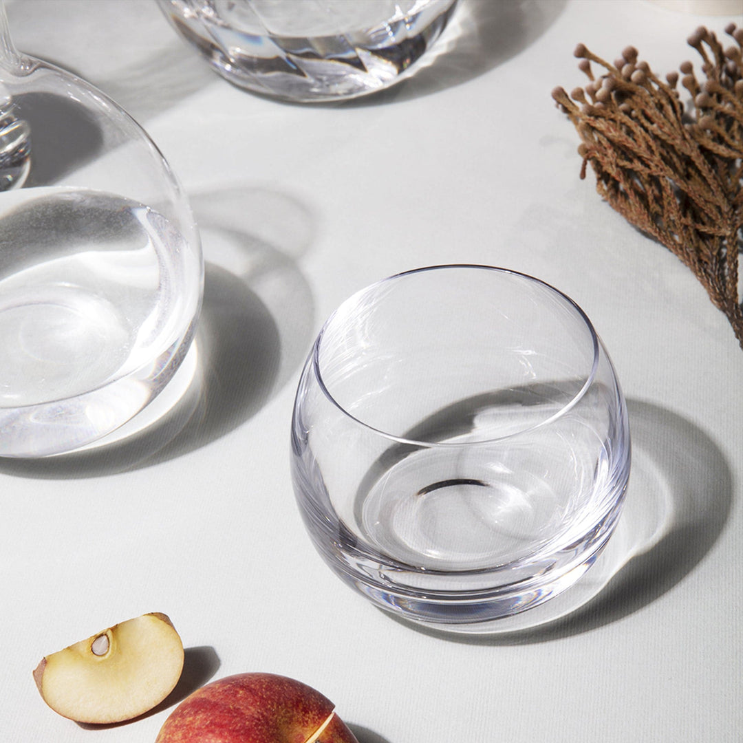 Blown Glass Whiskey Glasses TULIP Set of Six by Aldo Cibic for Paola C 02