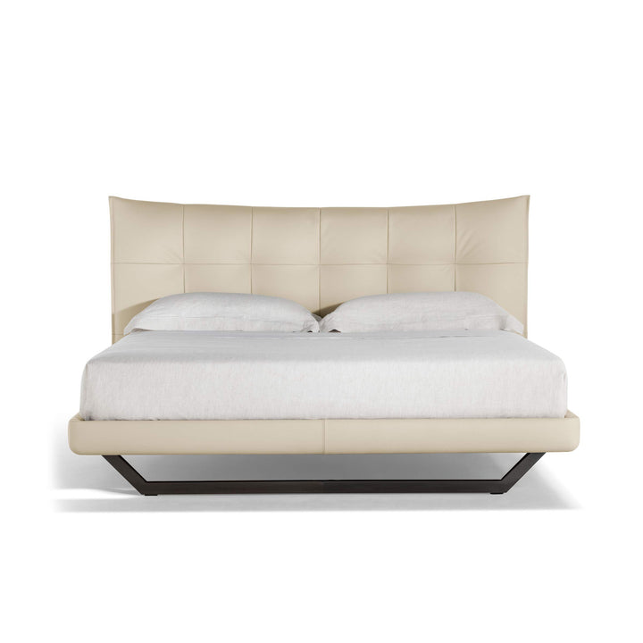 Leather Bed AURORA TRE by Tito Agnoli for Poltrona Frau 06