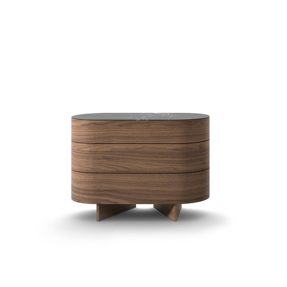 Wood and Marble Chest of Drawer RONDOS, designed by Patricia Urquiola for Cassina 02