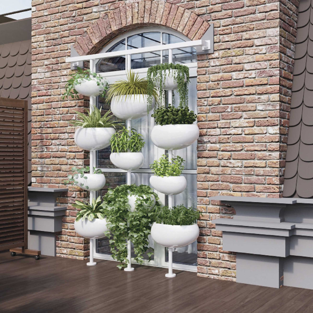 Outdoor Vertical Wall Vases GREENPILLS by ZPZ Partners for Serralunga 04