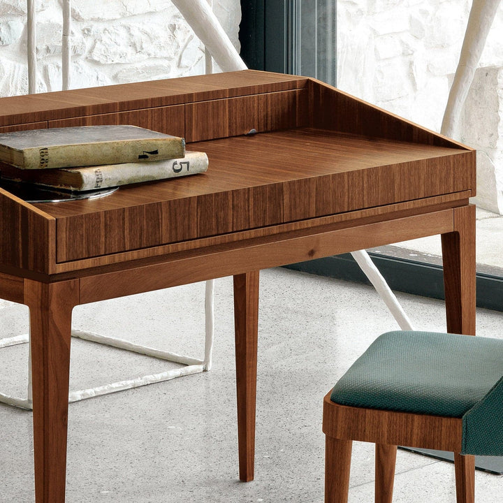 Walnut Wood Writing Desk IDEALE 03