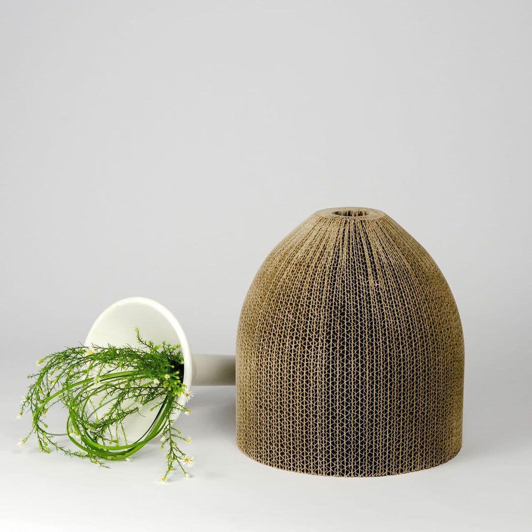 Cardboard & Marble Vase AVVOLTI Large 05