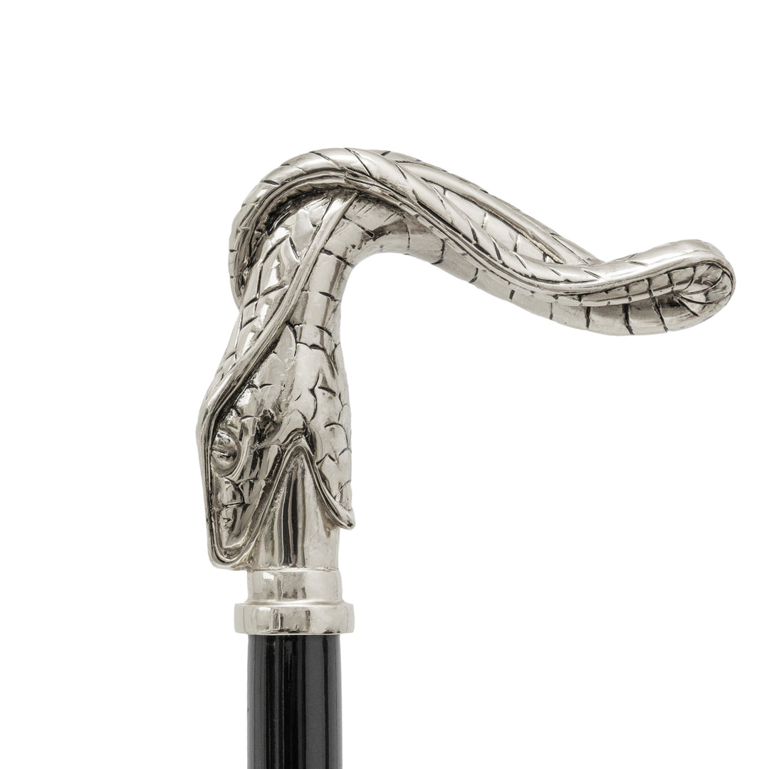 Cane SNAKE with Metal Handle 05