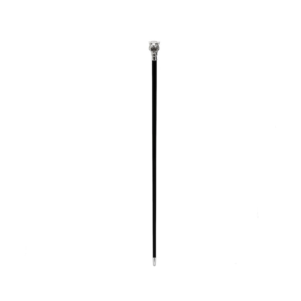 Cane TIGER with Silver-Plated Resin Handle 02