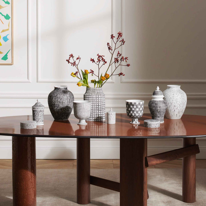 Porcelain Elliptical Vase POST SCRIPTUM, designed by Formafantasma for Cassina 05