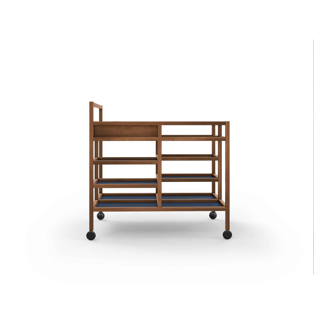 Wood SERVING CART, designed by Bodil Kjær for Cassina 02