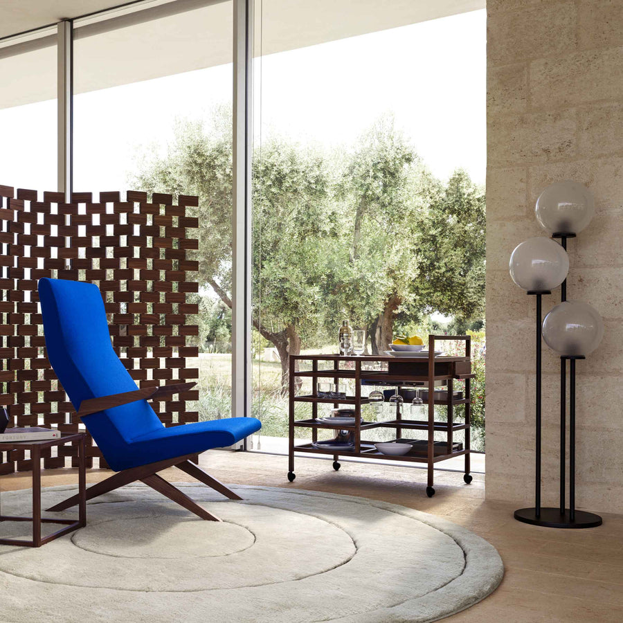 Wood SERVING CART, designed by Bodil Kjær for Cassina 01
