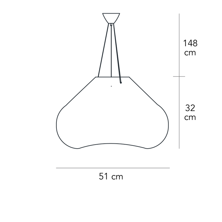 Suspension Lamp BOLLA Large by Studio Harry-Paul/Creator for FontanaArte 05