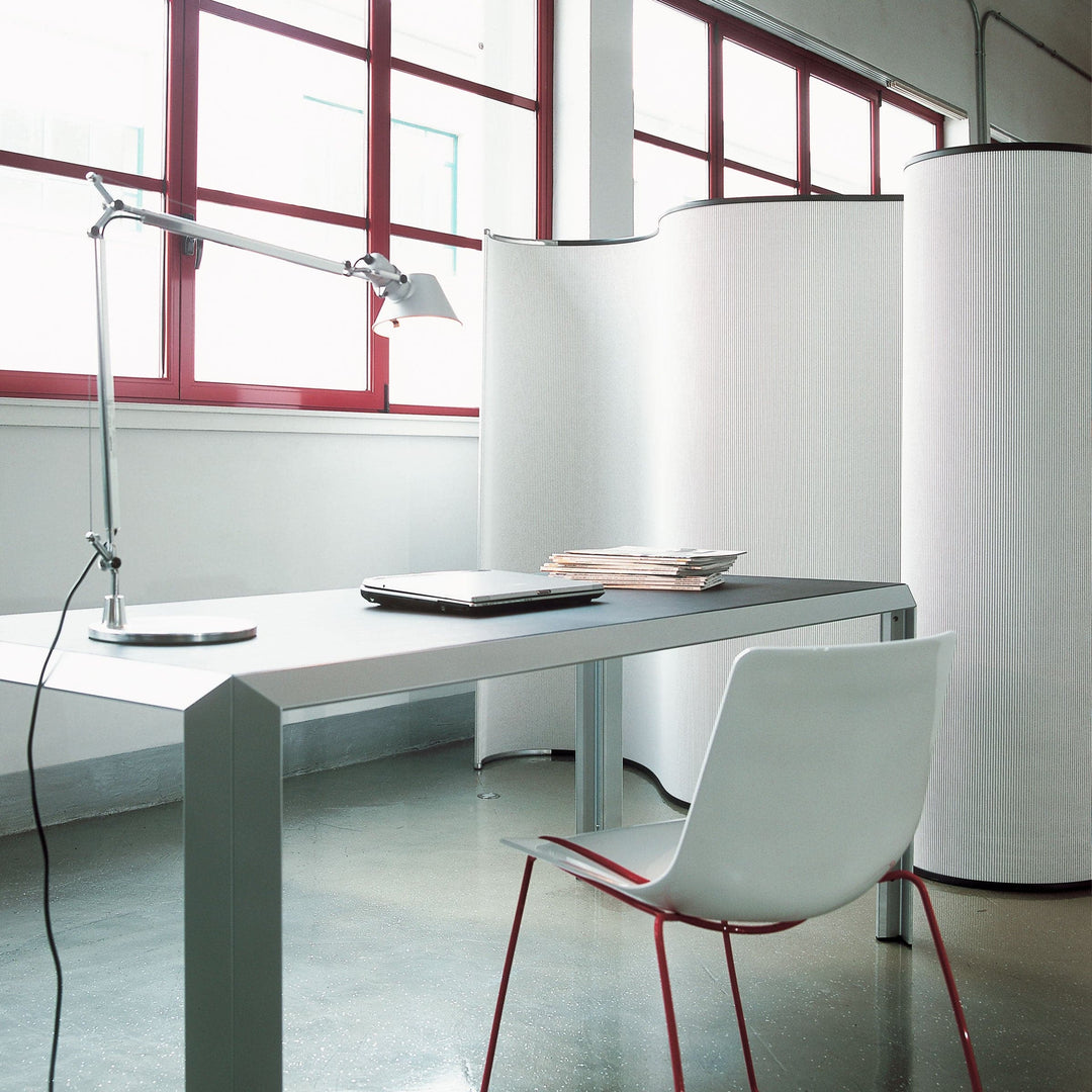 Cardboard and Aluminium Screen CARTOONS White by Luigi Baroli 02