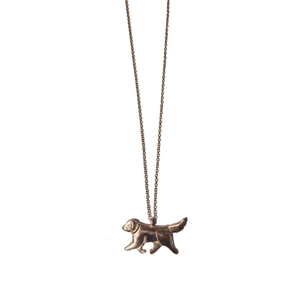 Bronze Necklace GOLDEN RETRIEVER by Camilla Carli 02