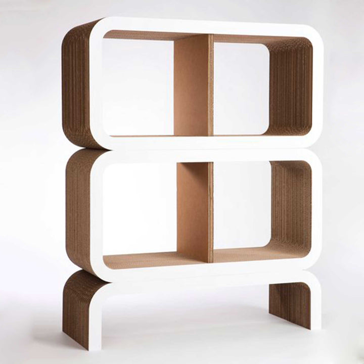 Modular Cardboard Bookshelf MORETTO N. 7 02