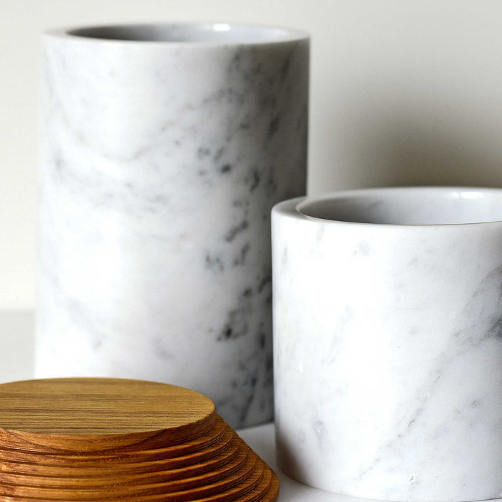 Marble and Ash Wood Container IS 03