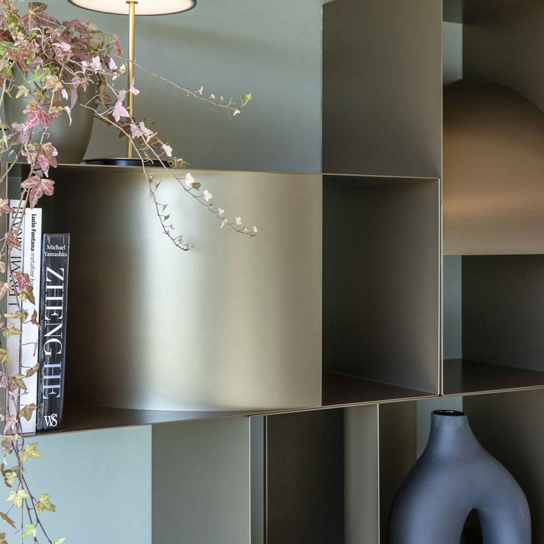 Wall-Mounted Metal Storage Unit JUDD PENSILE by Alessandro Di Prisco for Mogg 05