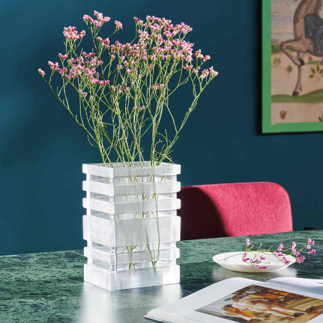 Glass Vase SKYSCRAPER, designed by Bodil Kjær for Cassina 02