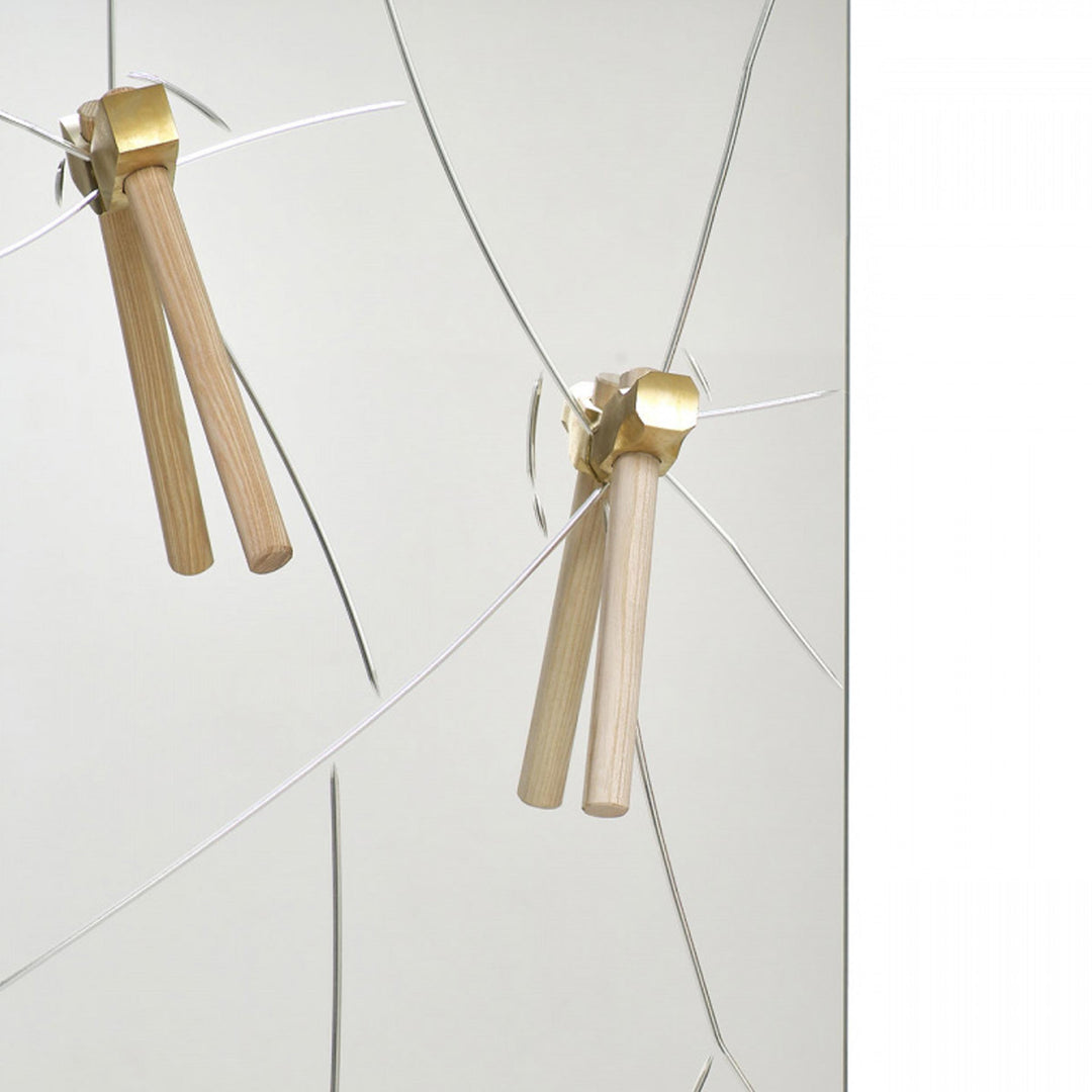 Wall Coat Hanger Mirror BASTAAA by Marcantonio for Mogg 08
