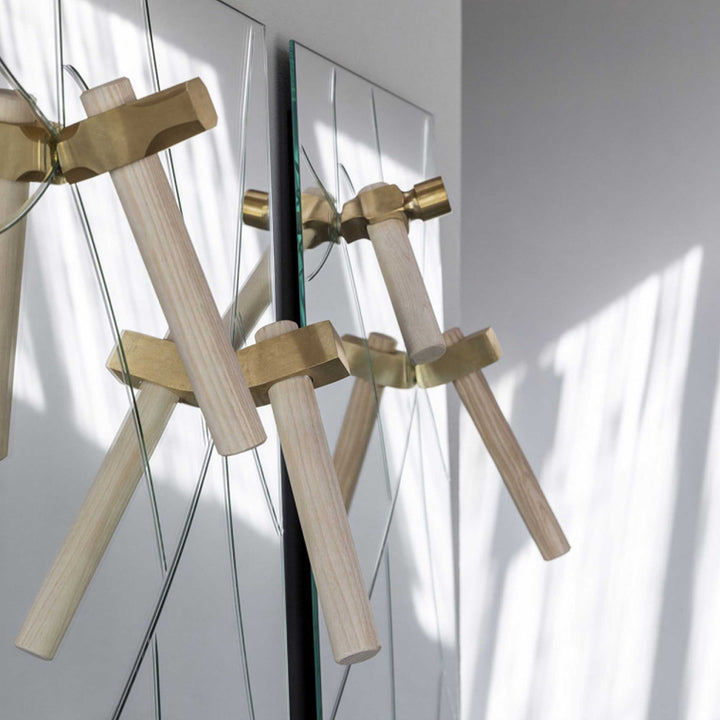 Wall Coat Hanger Mirror BASTAAA by Marcantonio for Mogg 013