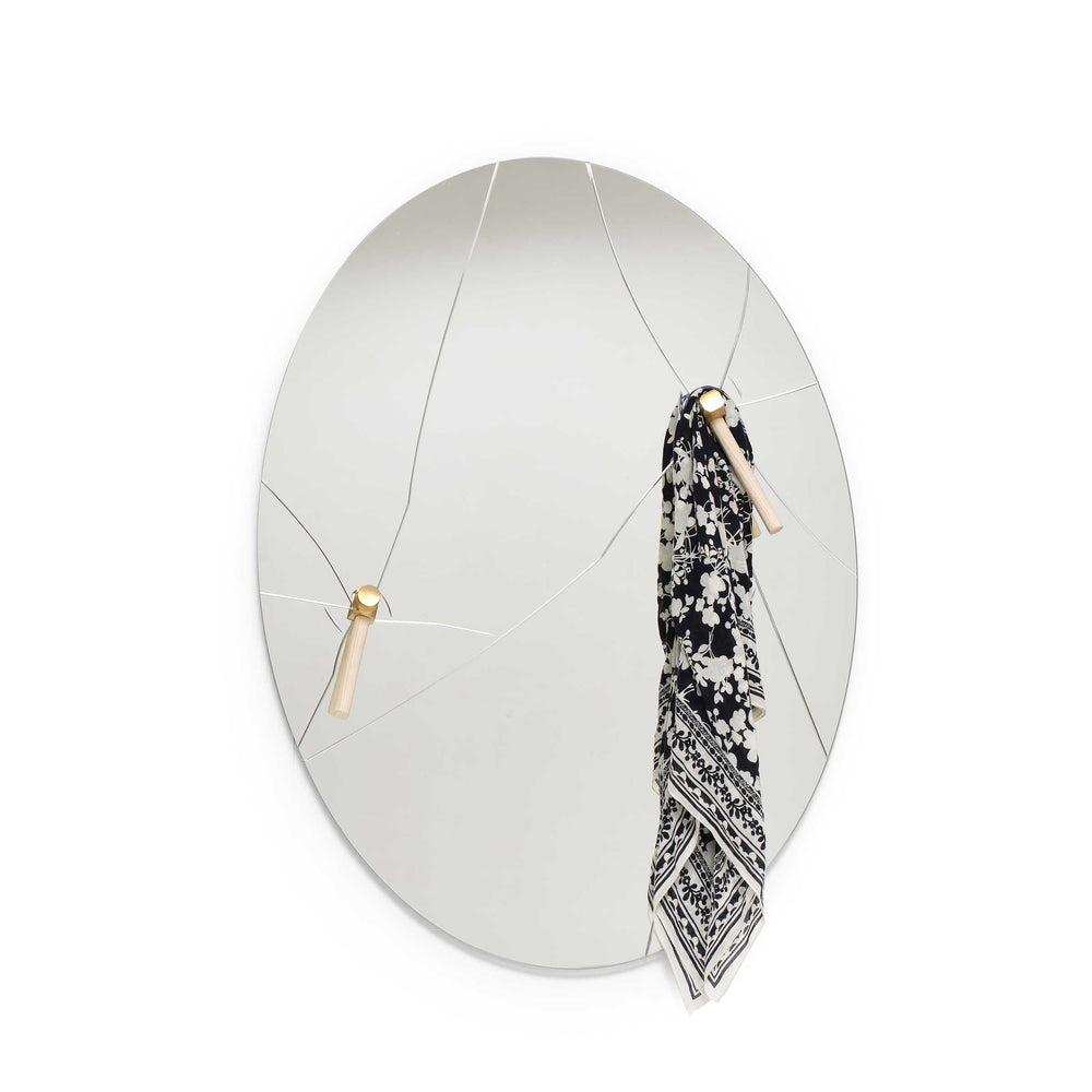 Wall Coat Hanger Mirror BASTAAA by Marcantonio for Mogg 02