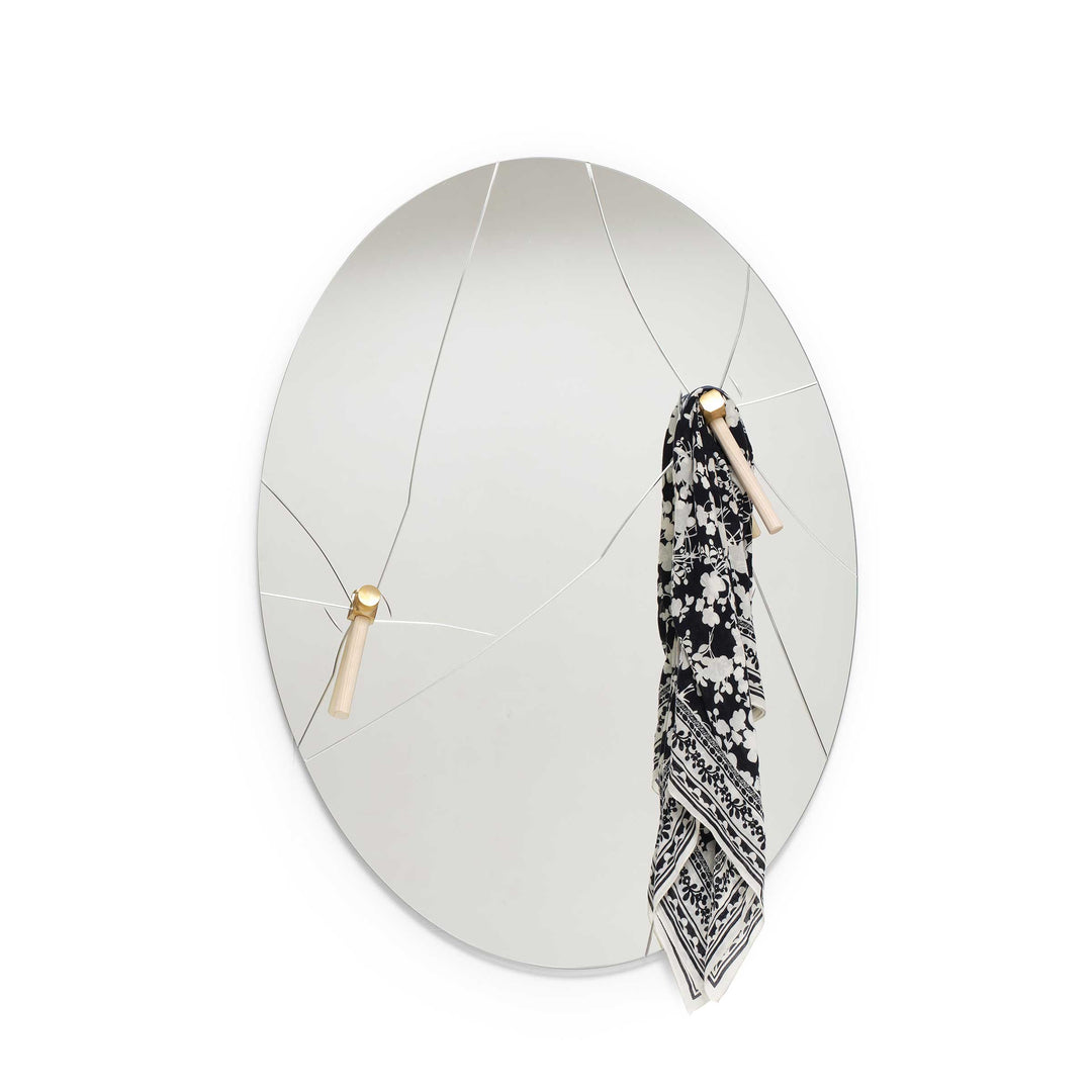Wall Coat Hanger Mirror BASTAAA by Marcantonio for Mogg 02