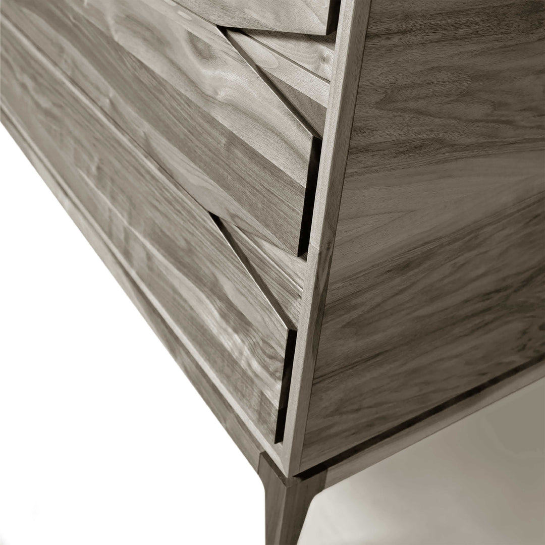 Walnut Wood Chest of Drawers BASE 07