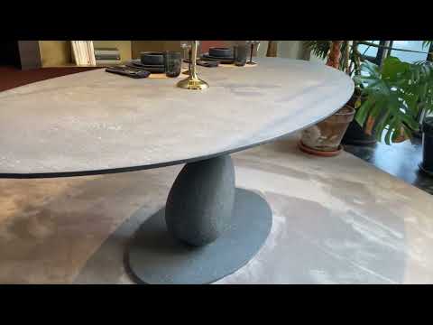 Oval Dining Table MATERA by Sebastiano Tosi for Mogg 8