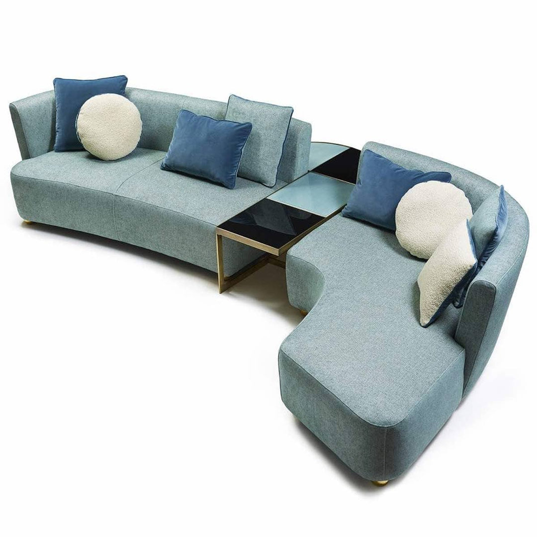Left Side Two-Seater Sofa BAIA by Piero Angelo Orecchioni 04