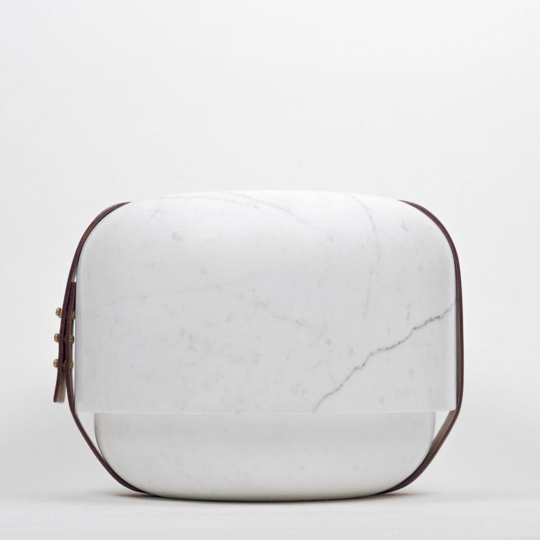 Carrara Marble Container ISTANTI INCLUSI Round 04