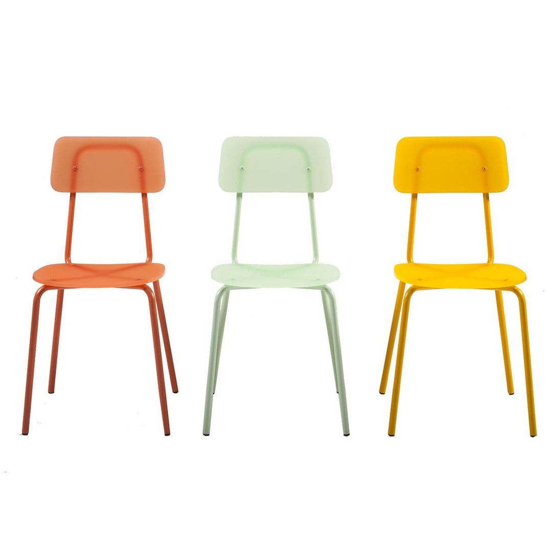 Metal Aquamarine Stackable Chair MOODERN 02
