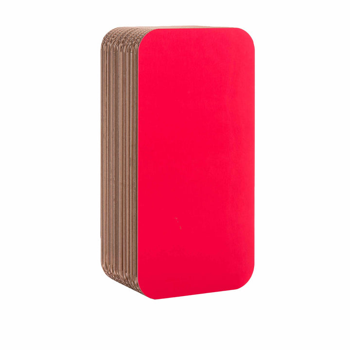 Modular Cardboard Bookcase MORETTO 90 Closed Back 014
