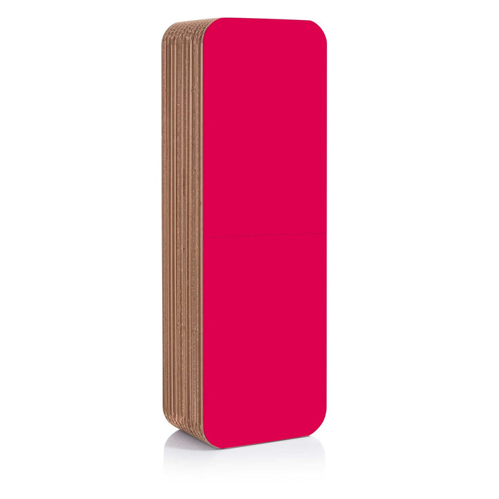 Modular Cardboard Bookcase MORETTO 135 Closed Back 08