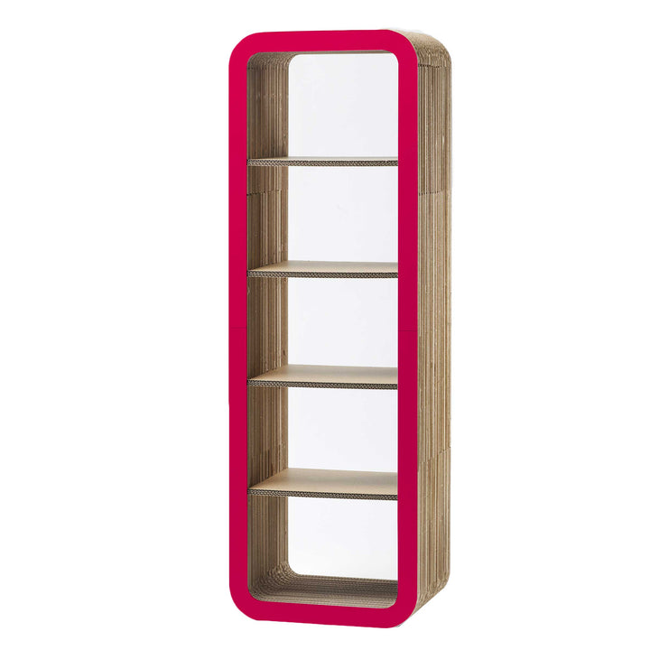 Modular Cardboard Bookshelf MORETTO 135 Open Back 013
