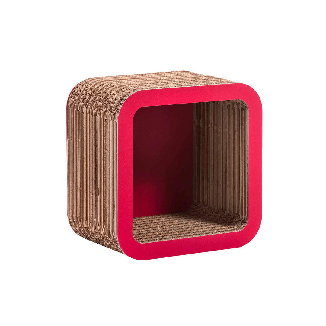 Modular Cardboard Shelf MORETTO 45 Set of Two Closed Back by Lessmore 011