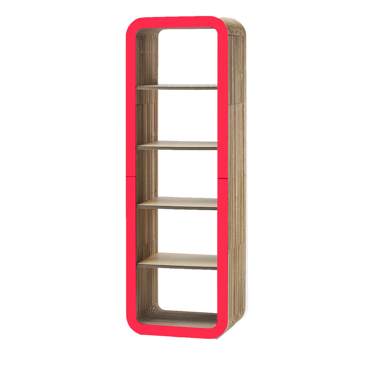 Modular Cardboard Bookshelf MORETTO 135 Open Back 012
