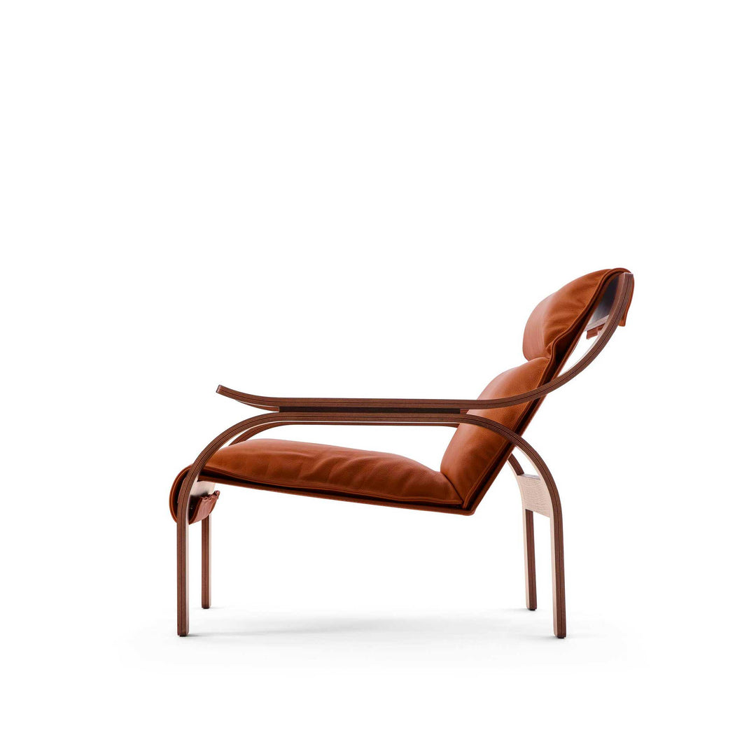 Upholstered Wood Armchair WOODLINE, designed by Marco Zanuso for Cassina 2