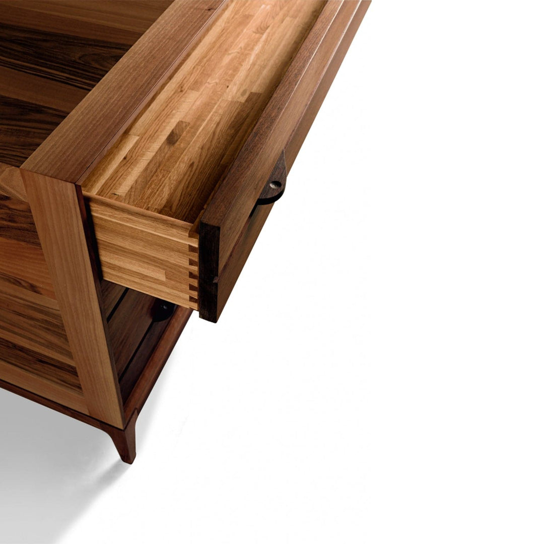 Walnut Wood Chest of Drawers BINARIO 04